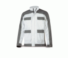 588CCBG Chaqueta CANVAS blanco/gris poliéster/algodón 245 gr.